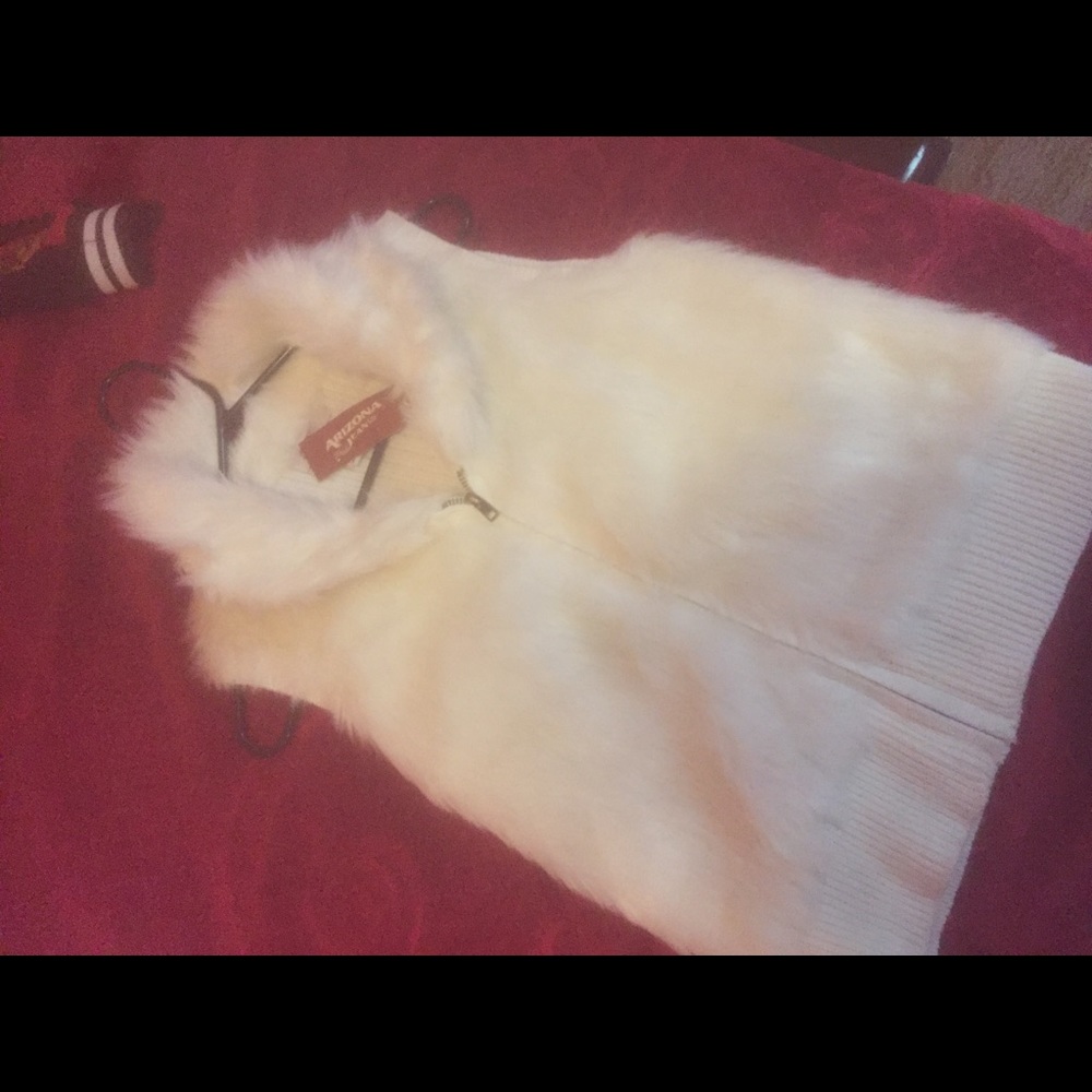 Fluffy vest